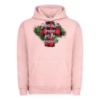 Pigment Salmon Jesus is the Reason For The Season Urban Hoodie - CowhideDigitalArt