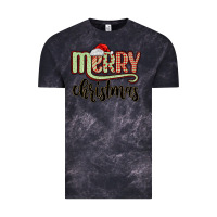 Cloud Black merry christmas Vintage Tee - MaliasSmallBusiness