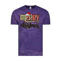 Cloud Purple merry christmas Vintage Tee - MaliasSmallBusiness