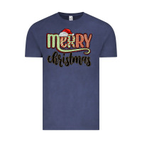 Vintage Denim merry christmas Vintage Tee - MaliasSmallBusiness