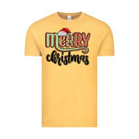 Vintage Mustard merry christmas Vintage Tee - MaliasSmallBusiness