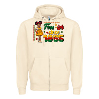 Sandshell free ish since 1865 black girl peekaboo juneteenth Zipper Hoodie - CowGirlArtShop