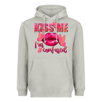 Moon Dust Kiss me i'm so confused Valentine's Day Heavyweight Hoodie - FaDigitalArtStudio