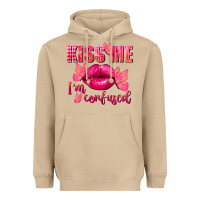 Mushroom Kiss me i'm so confused Valentine's Day Heavyweight Hoodie - FaDigitalArtStudio
