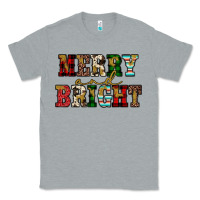 Heather Grey merry and bright Classic Tee - JahusDesignShop