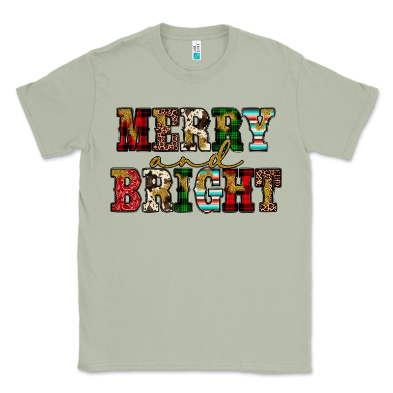 Merry And Bright Classic Tee by JahusDesignShop | Teevron