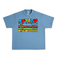 Pebble Blue autism accept understand love different Urban Heavy Tee - JahusDesignShop