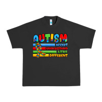 Pigment Black autism accept understand love different Urban Heavy Tee - JahusDesignShop