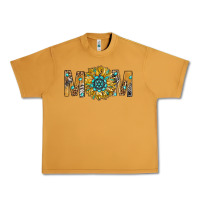 Peanut Butter Western Mom With Gemstone And Sunflower Urban Heavy Tee - BundleAndBundleShop