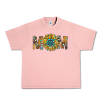 Salmon Western Mom With Gemstone And Sunflower Urban Heavy Tee - BundleAndBundleShop