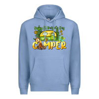 Colony Blue Happy St. Patrick's Day camper Premium Hoodie - HowdyJamesFarm