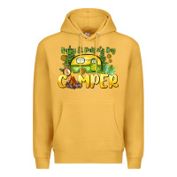 Mustard Happy St. Patrick's Day camper Premium Hoodie - HowdyJamesFarm