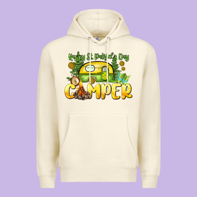 Happy St. Patrick's Day Camper Premium Hoodie Designed By Howdyjamesfarm