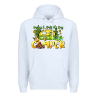 White Happy St. Patrick's Day camper Premium Hoodie - HowdyJamesFarm