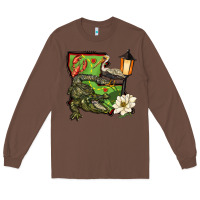 Chestnut louisiana state Long Sleeve Tee - BarkalooDesign