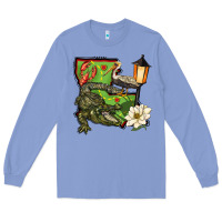 Colony Blue louisiana state Long Sleeve Tee - BarkalooDesign