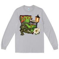 Moon Dust louisiana state Long Sleeve Tee - BarkalooDesign