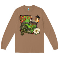 Toasted Coconut louisiana state Long Sleeve Tee - BarkalooDesign