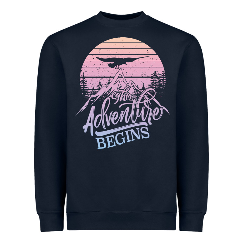The Adventure Begins Heavyweight Sweatshirt by Bettercallsaul | Teevron