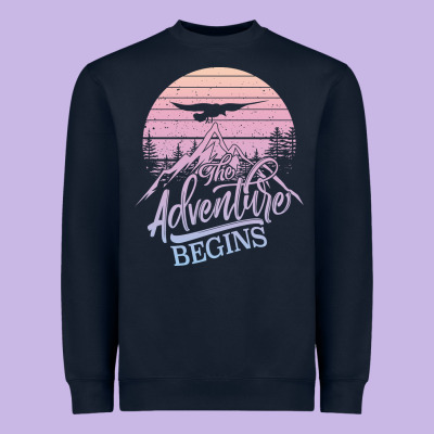 The Adventure Begins Heavyweight Sweatshirt Designed By Bettercallsaul