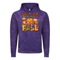 Cloud Purple just a girl who loves fall Vintage Hoodie - MaliasSmallBusiness