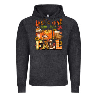 Vintage Black just a girl who loves fall Vintage Hoodie - MaliasSmallBusiness