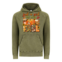 Vintage Olive just a girl who loves fall Vintage Hoodie - MaliasSmallBusiness