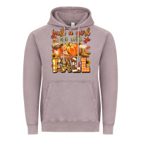Vintage Zinc just a girl who loves fall Vintage Hoodie - MaliasSmallBusiness