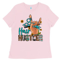 Bubblegum Pink hair hustler Ladies Tee - Jasminsmagicworld