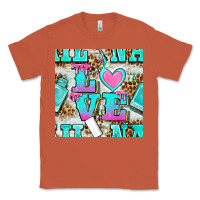 Copper love nail and polish with leopard seamless pattern bbs Classic Tee - BundleAndBundleShop