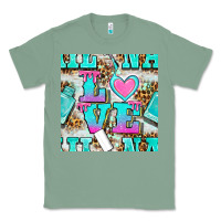 Sage love nail and polish with leopard seamless pattern bbs Classic Tee - BundleAndBundleShop