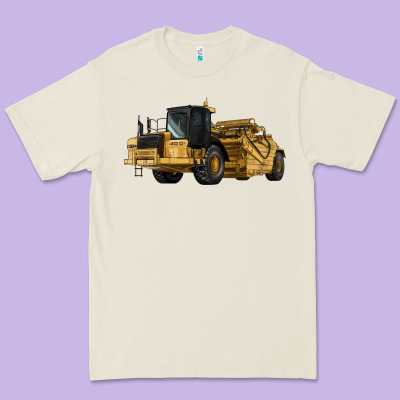 Wheel Tractor Scraper Premium Tee Designed By Lillyallendesigns