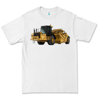 White Wheel Tractor Scraper Premium Tee - LillyAllenDesigns