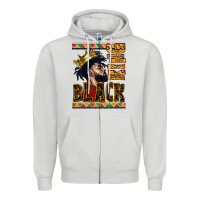 Dove Grey black king Zipper Hoodie - CowGirlArtShop