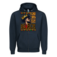 Navy black king Zipper Hoodie - CowGirlArtShop