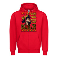 Red black king Zipper Hoodie - CowGirlArtShop
