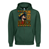 Sports Green black king Zipper Hoodie - CowGirlArtShop