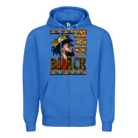 True Royal black king Zipper Hoodie - CowGirlArtShop