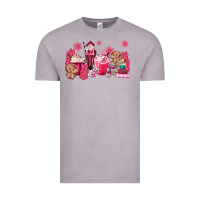 Vintage Zinc pink gingerbread coffee Vintage Tee - MaliasSmallBusiness
