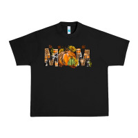 Black Western Mom With Pumpkins Urban Heavy Tee - BundleAndBundleShop