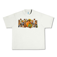 Pistachio Western Mom With Pumpkins Urban Heavy Tee - BundleAndBundleShop