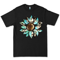Black sunflower Premium Tee - BarkalooDesign
