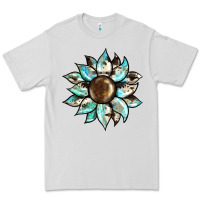 Dove Grey sunflower Premium Tee - BarkalooDesign