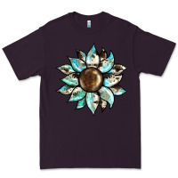 Plum sunflower Premium Tee - BarkalooDesign