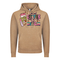 Vintage Coffee i pretend coffee helps but im still a bitch Vintage Hoodie - MaliasSmallBusiness