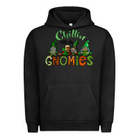 Pigment Black st patricks day gnomes Urban Hoodie - CowhideDigitalArt