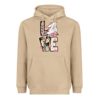 Mushroom Love Easter bunny Heavyweight Hoodie - OliviaCreatesArt