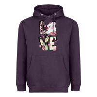 Plum Love Easter bunny Heavyweight Hoodie - OliviaCreatesArt