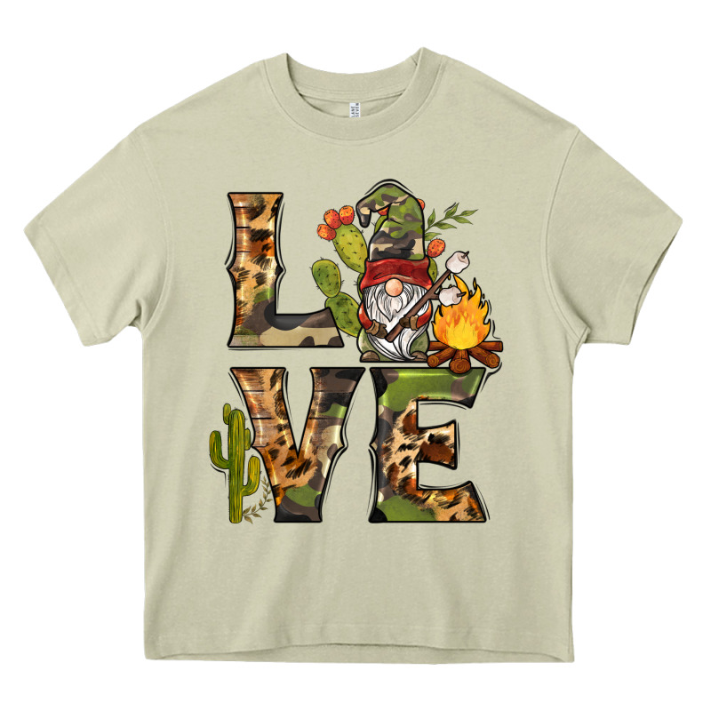 Love Camping Gnome Heavy Core Tee by BarkalooDesign | Teevron