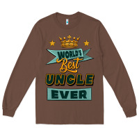 Chestnut world's best uncle ever Long Sleeve Tee - Jasminsmagicworld